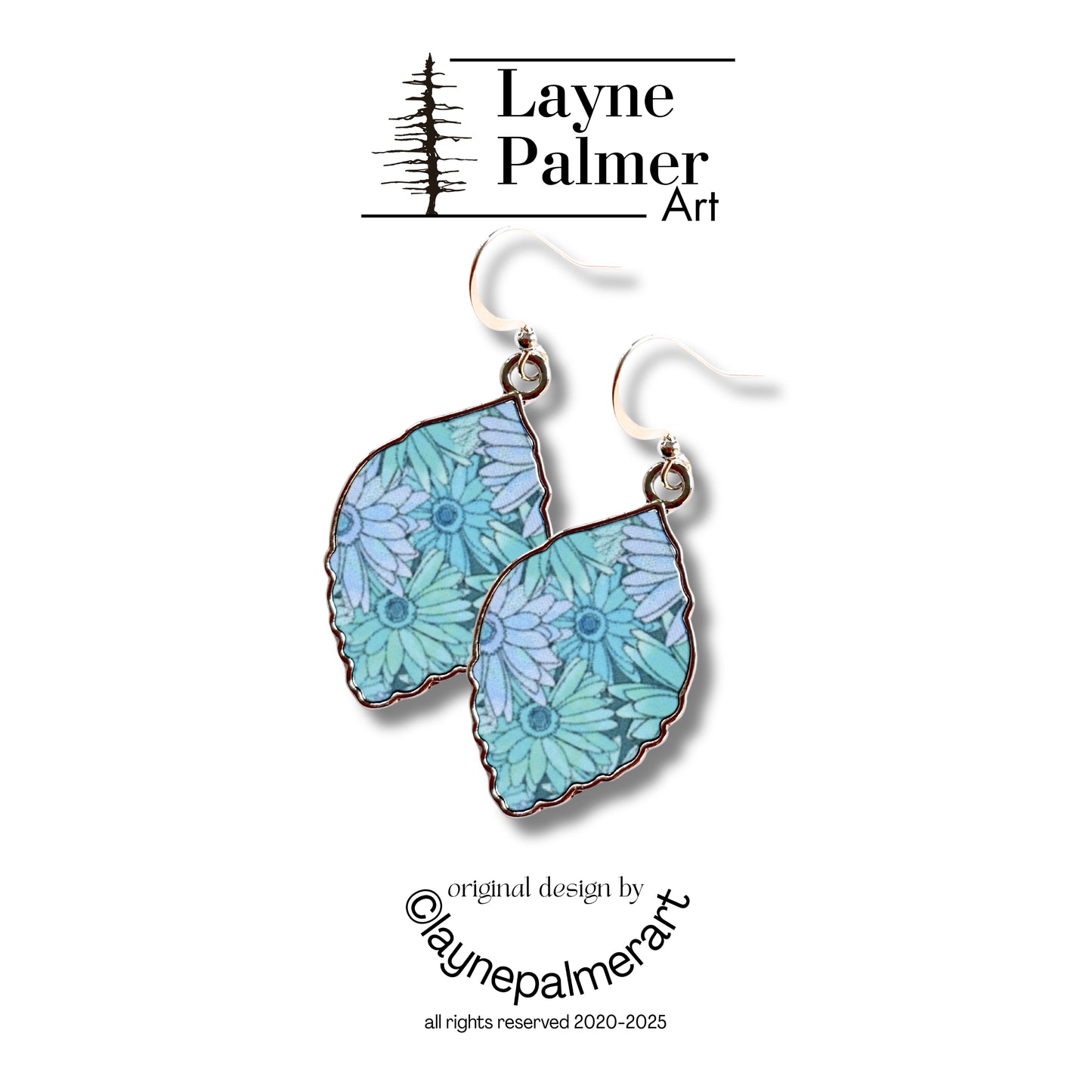 Daisy Blue Earrings