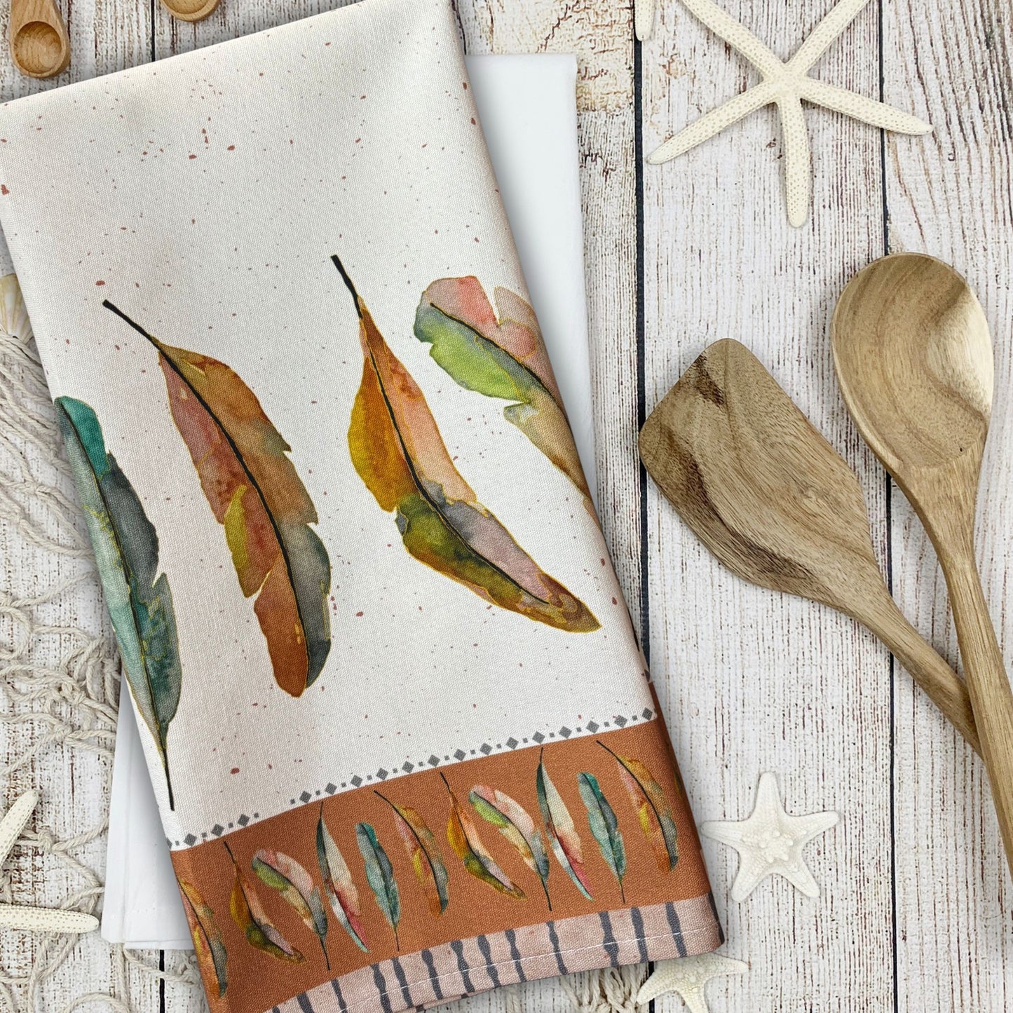 Feather Flint Tea Towel