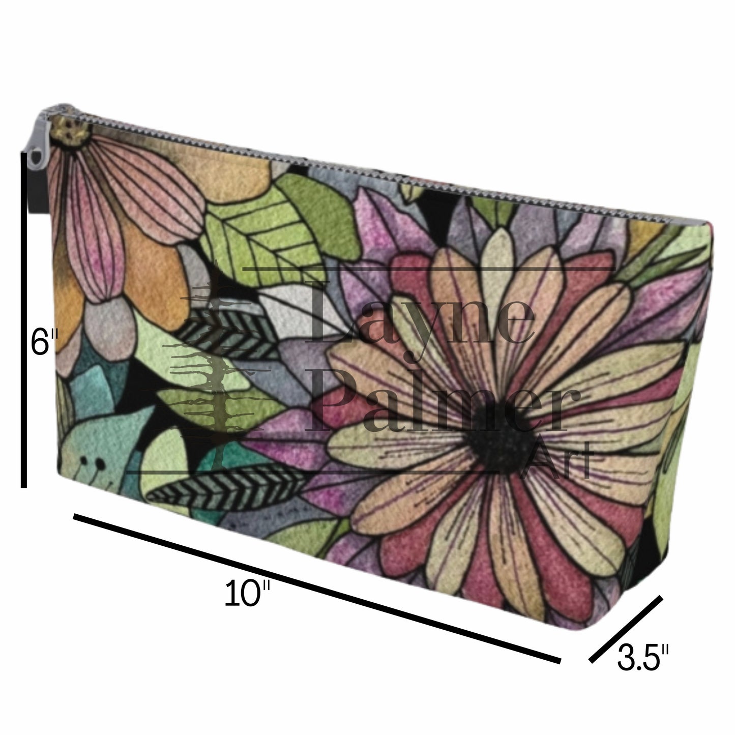 Flower Party Mix Makeup Tote