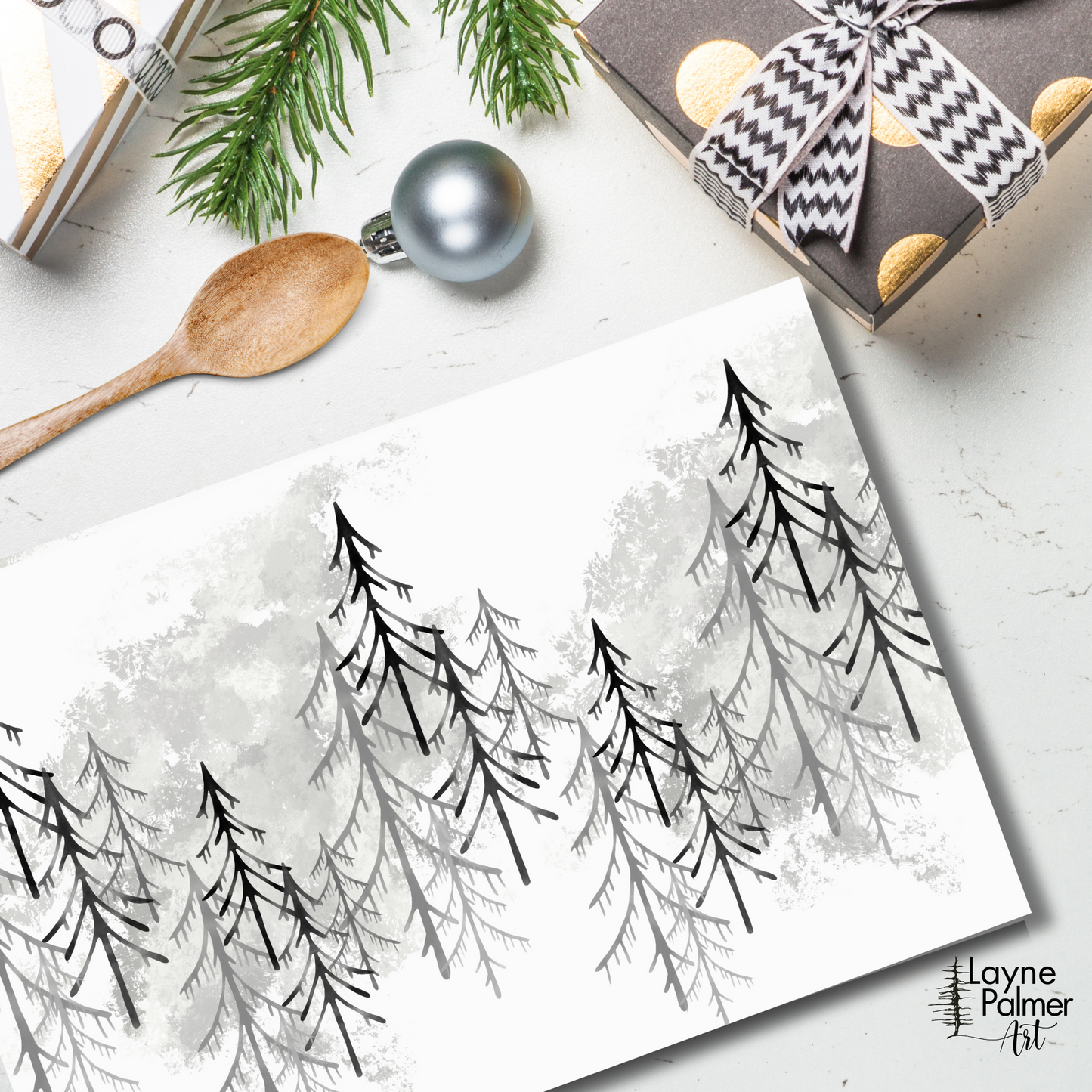 Silent Pine Grey Placemats