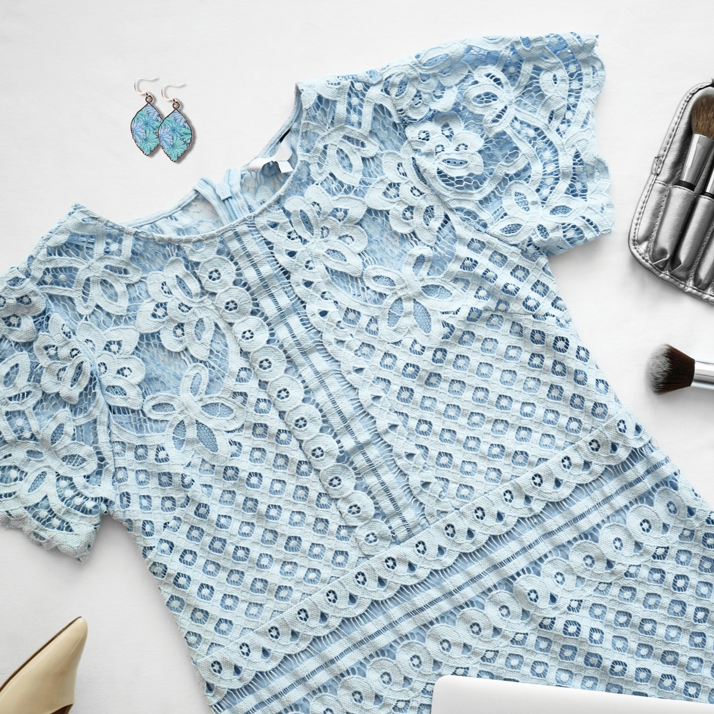 Daisy Blue Earrings
