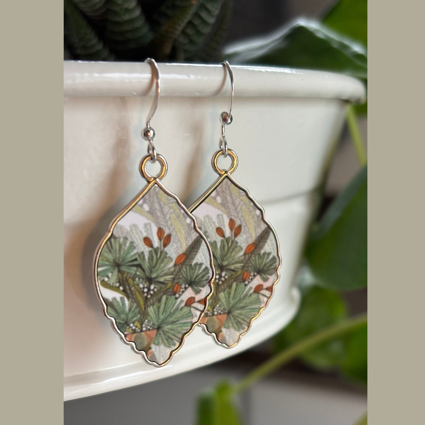 Green Goddess Earrings