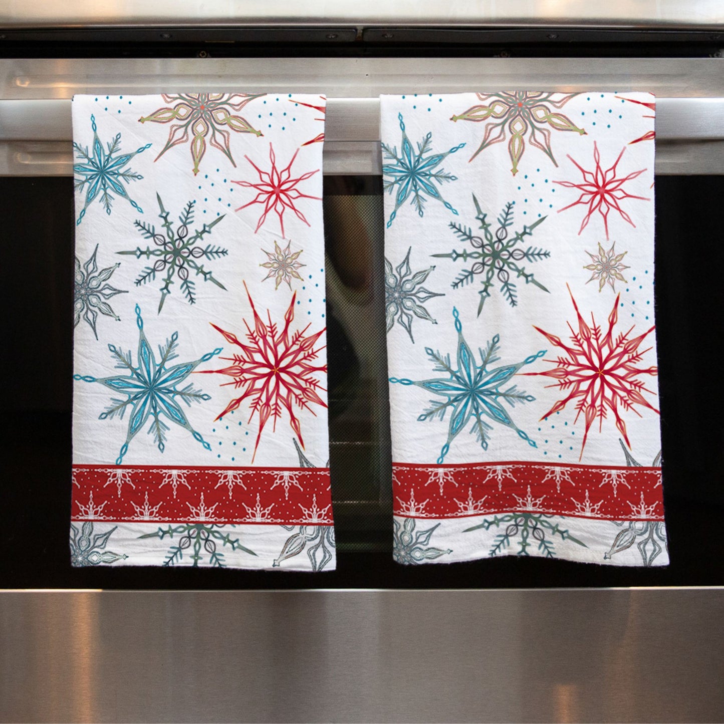Rainbow Frost Tea Towel