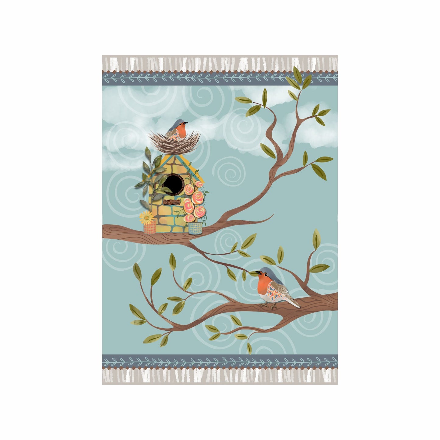 Birdie Tea Towel