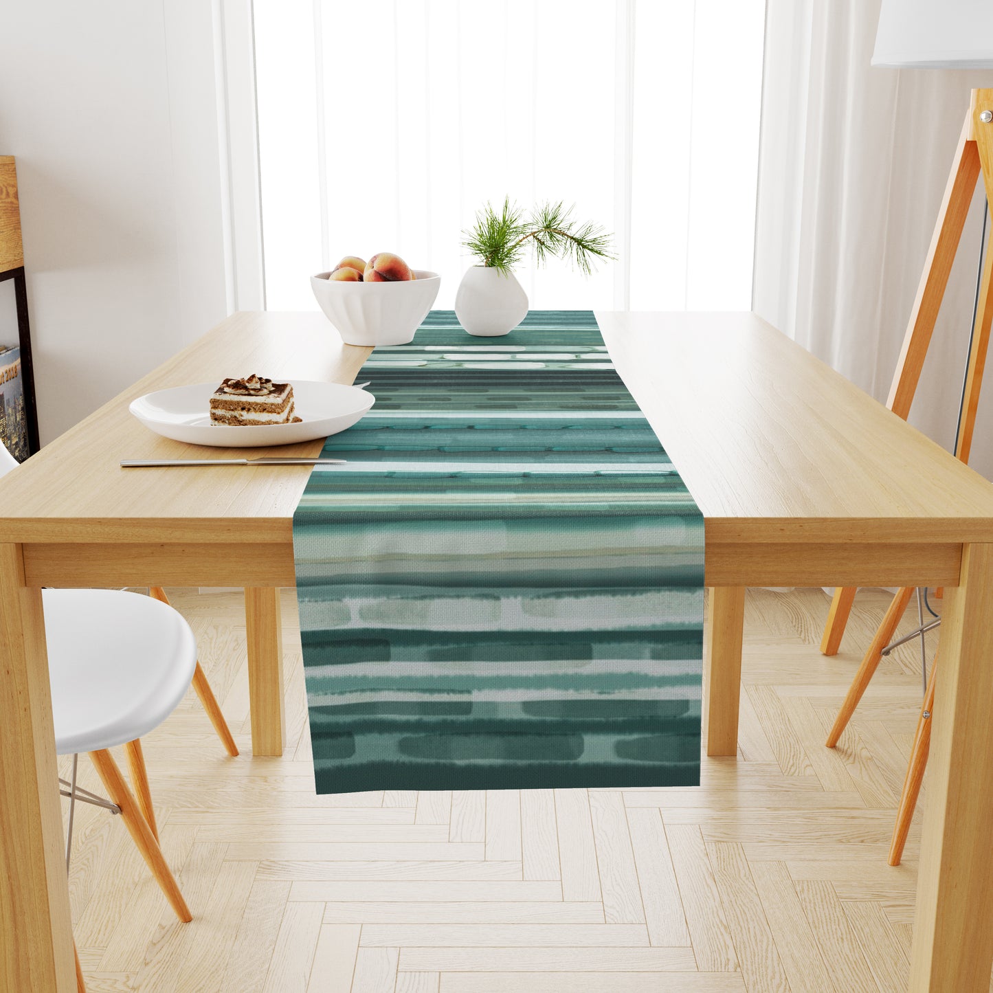 Bamboo Teal Runner