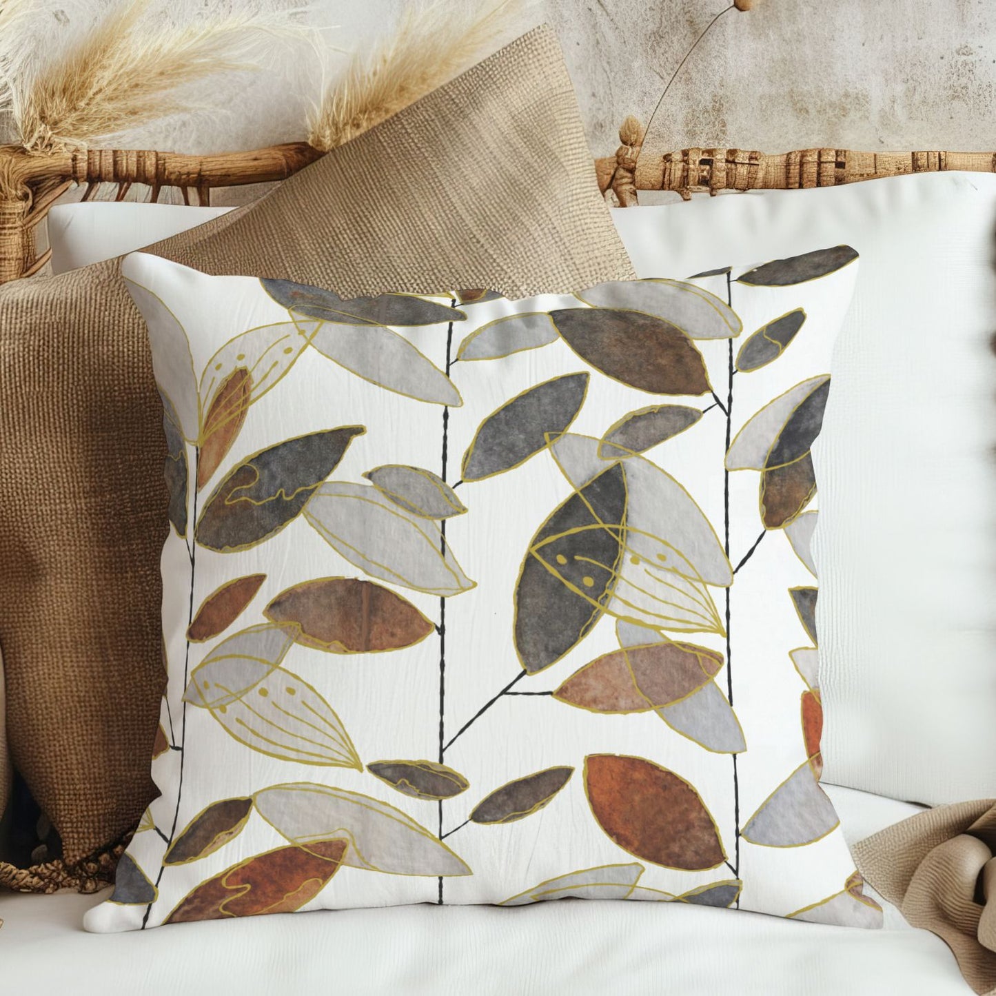 Woodland Rustic Pillow Cover