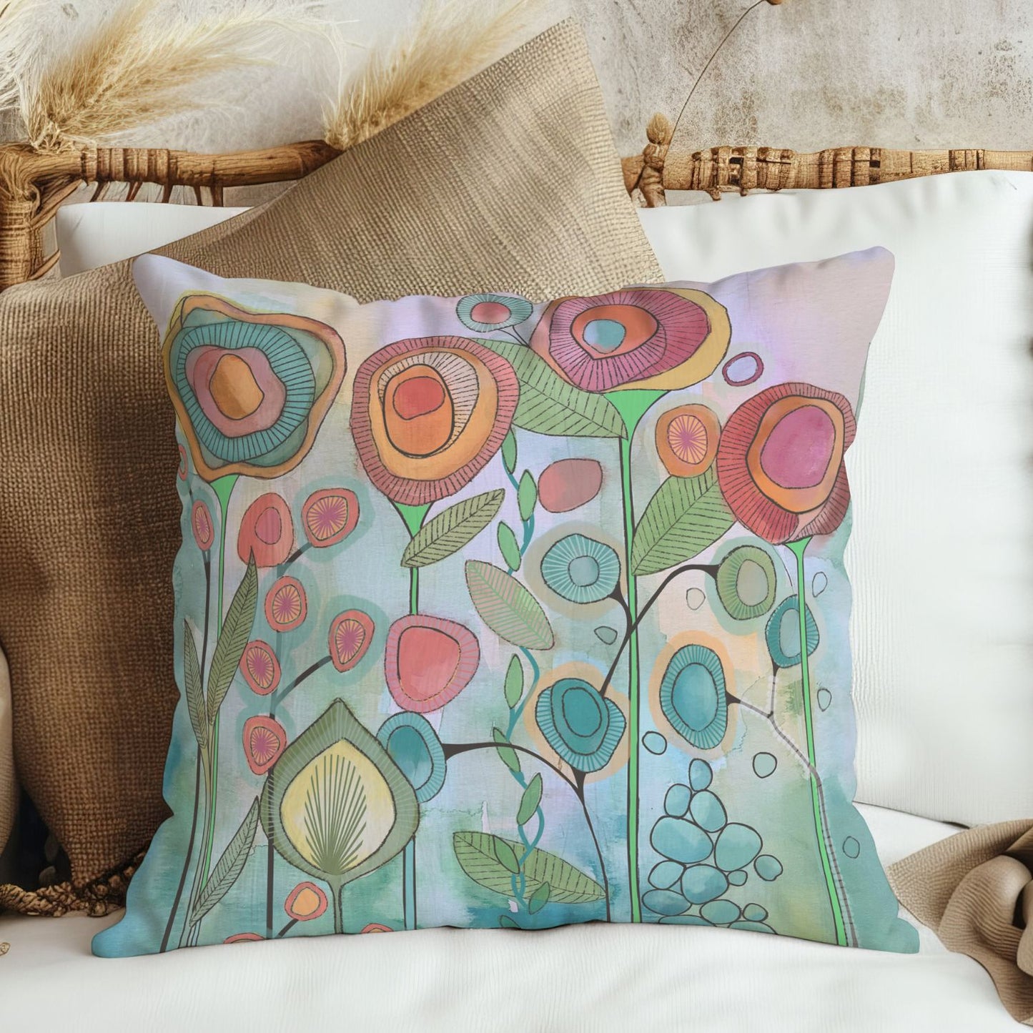 Simply Summer Pillow Cover