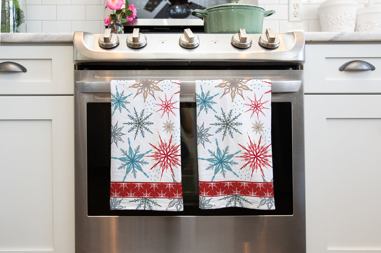 Rainbow Frost Tea Towel