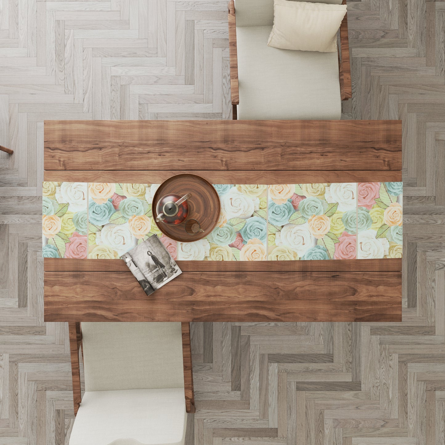 Vintage Rose Runner