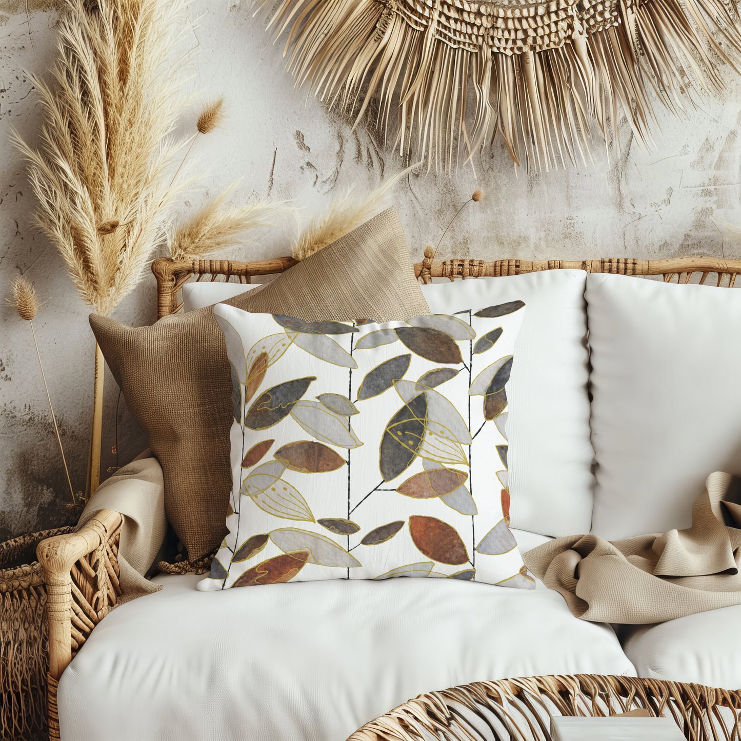 Woodland Rustic Pillow Cover