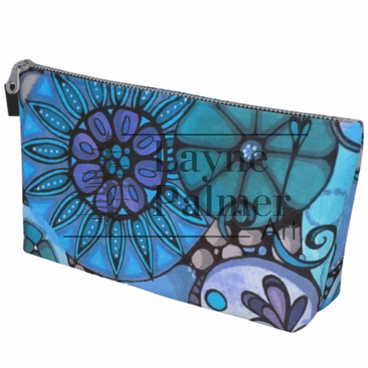 Vibrant Blue Makeup Tote