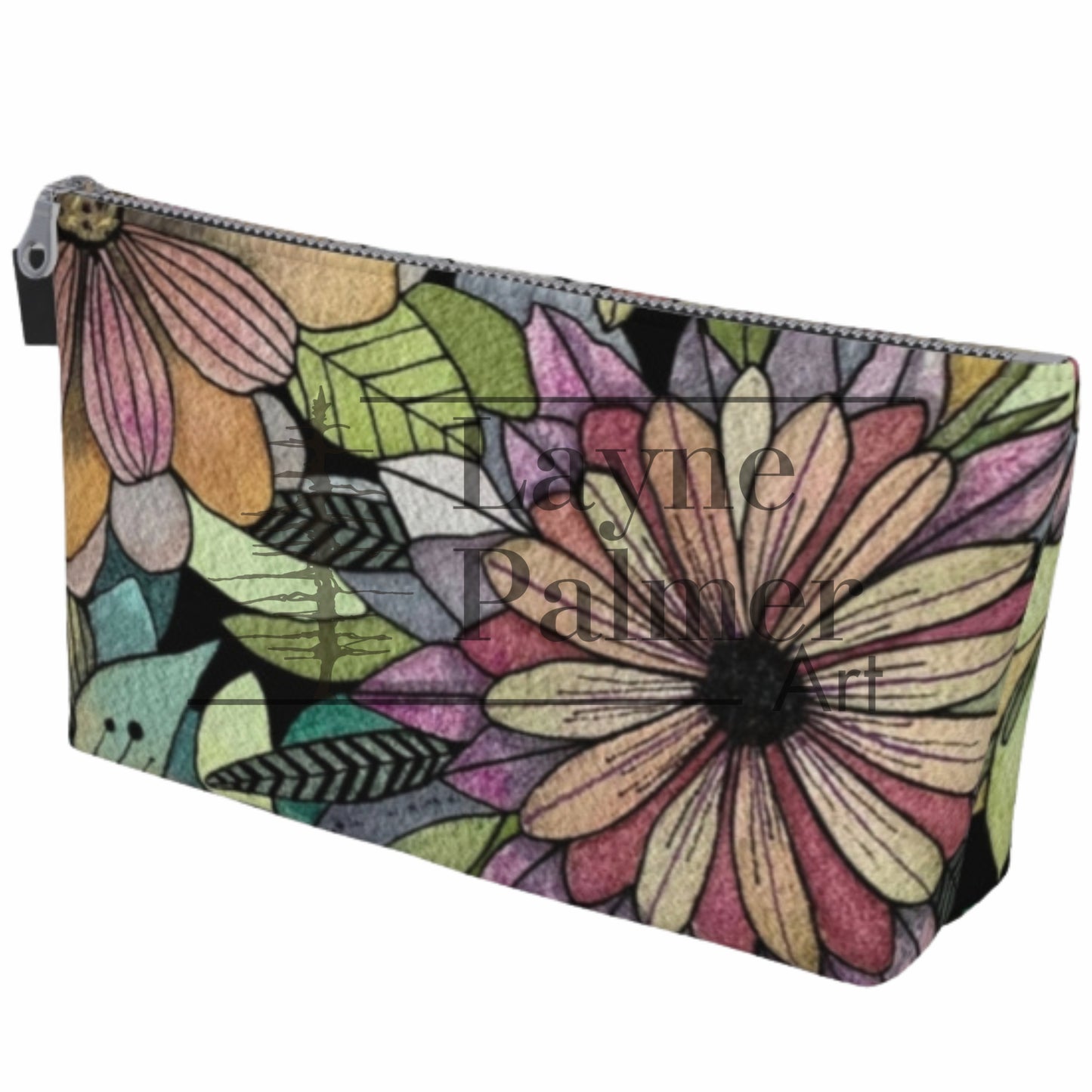 Flower Party Mix Makeup Tote
