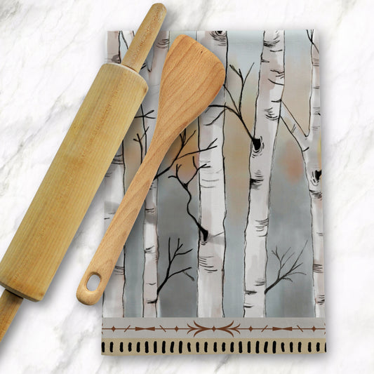 Birch Tree Tea Towel