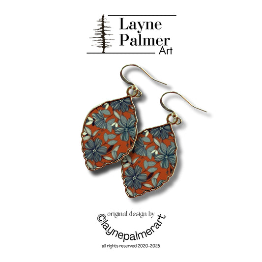 Desert Denim Earrings