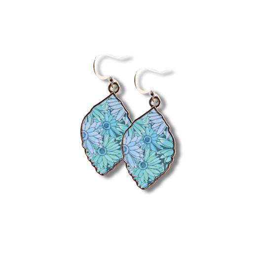 Daisy Blue Earrings