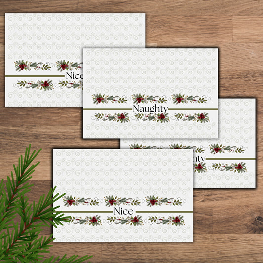 Naughty/Nice Placemats