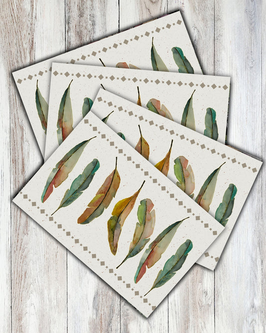 Feather Flint Placemats