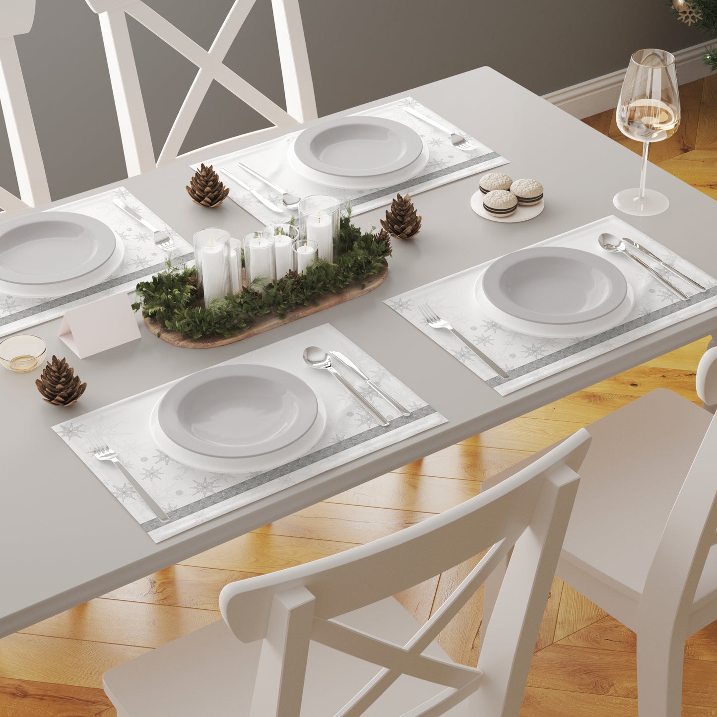 Snowflake Fawn Placemats