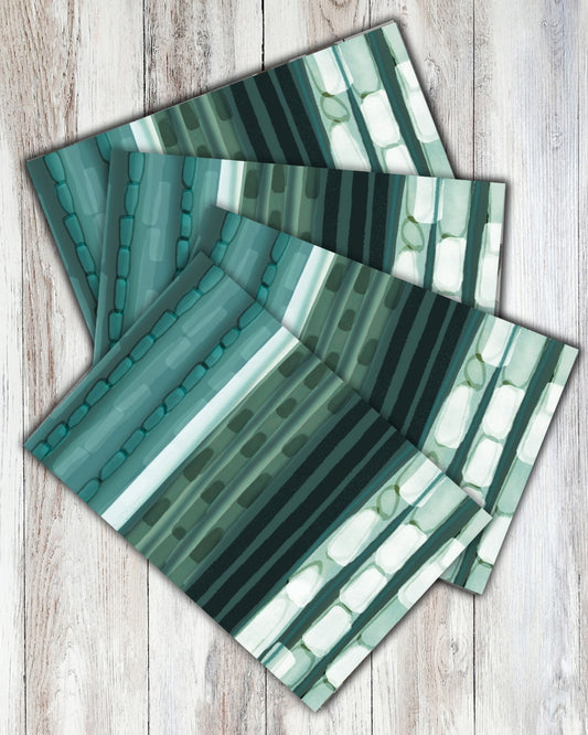 Bamboo Teal  Placemats