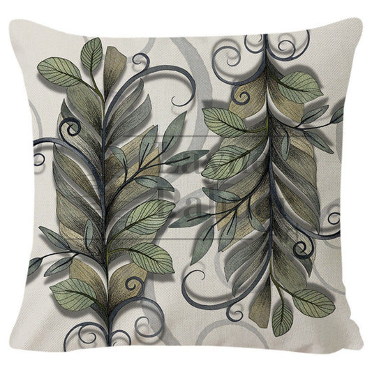 Sage Plume Pillow Cover