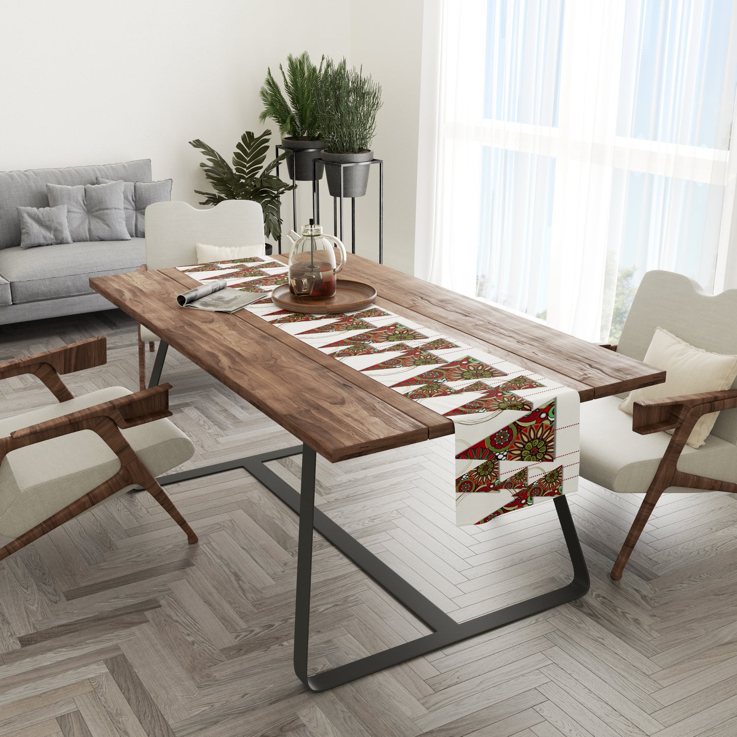 Jolly Doodle Table Runner