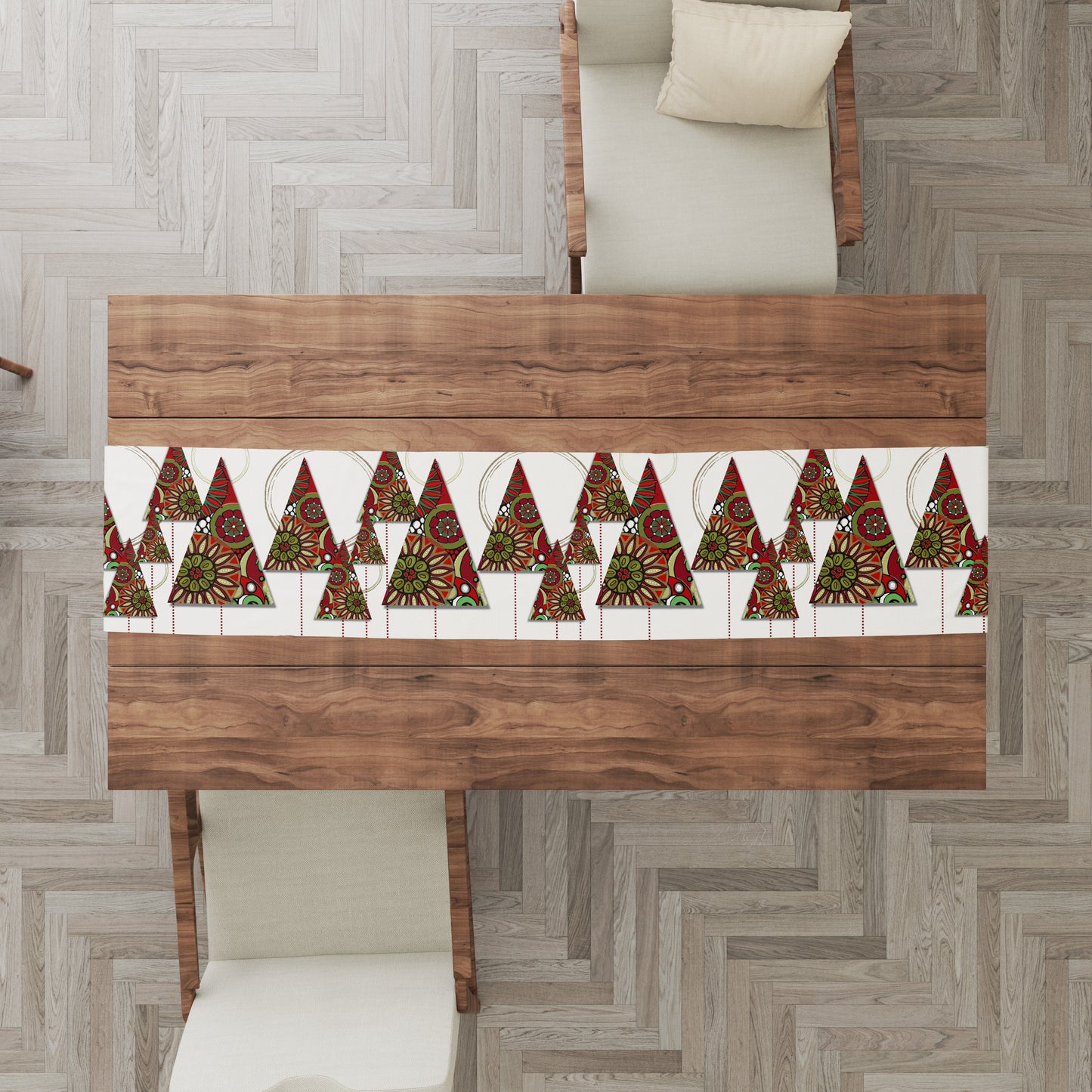Jolly Doodle Table Runner