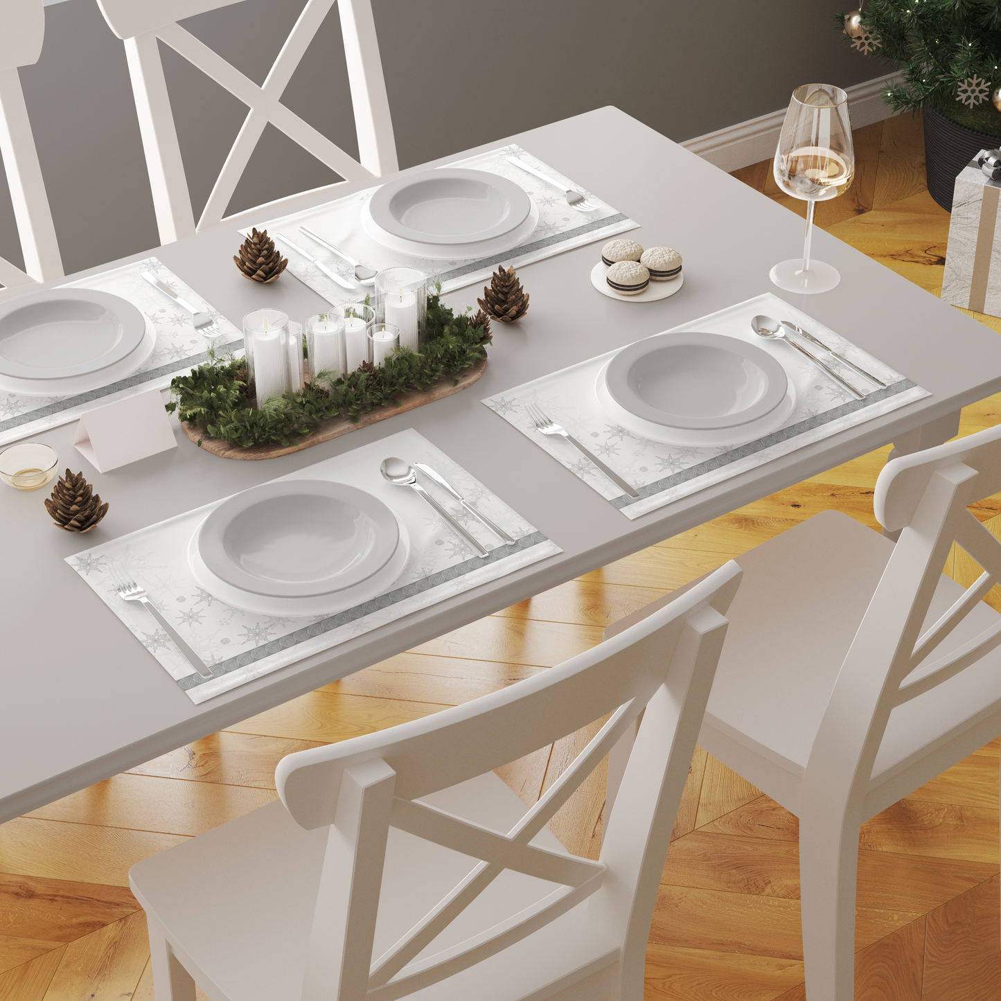 Snowflake Fawn Placemats