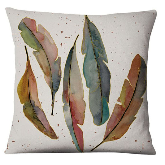 Feather Flint Pillow Cover