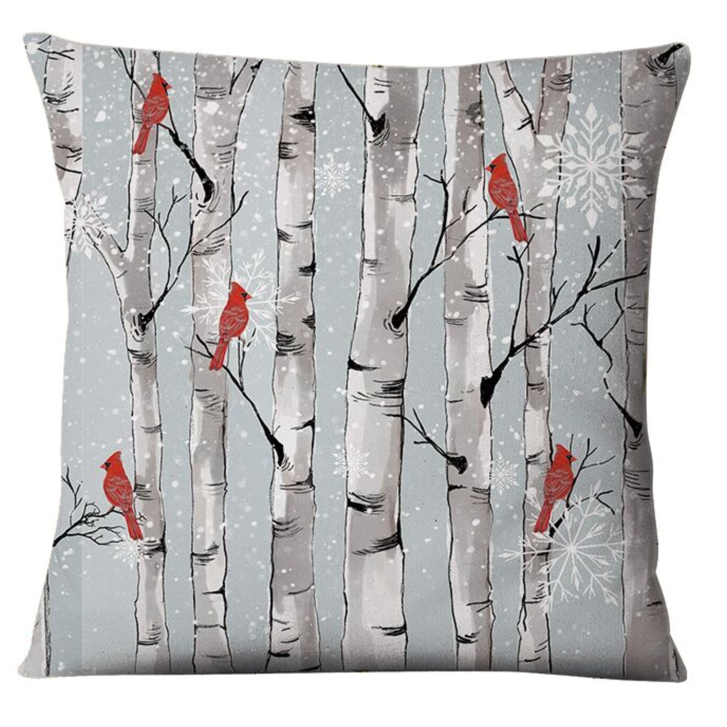 Cardinal Birch Pillow Cover