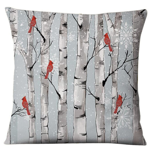 Cardinal Birch Pillow Cover