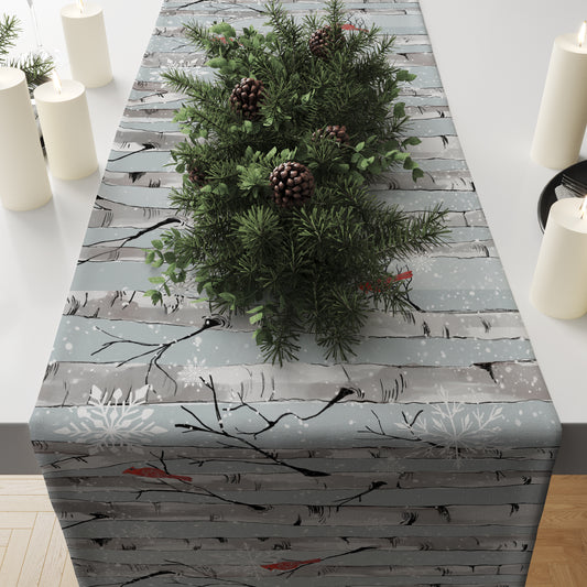 Cardinal Birch Table Runner