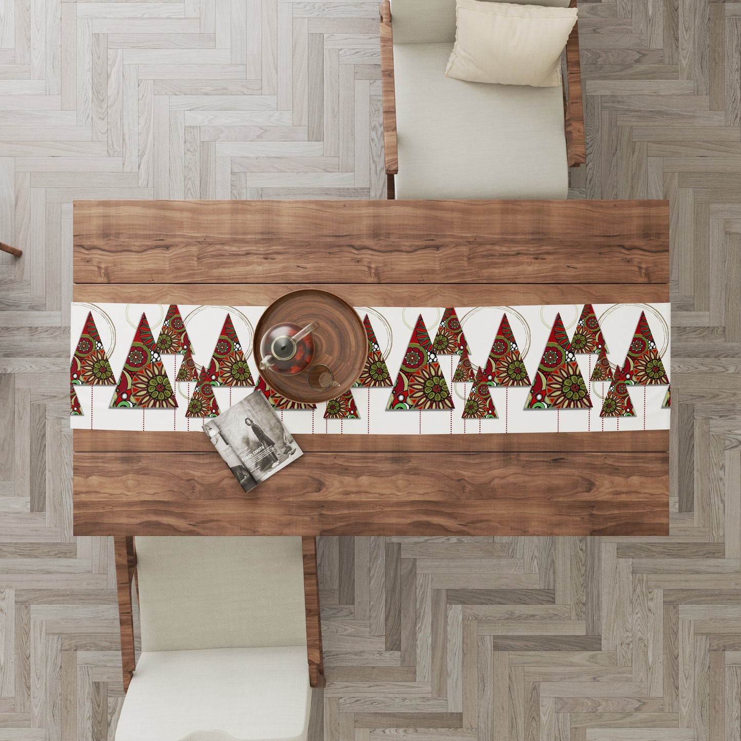 Jolly Doodle Table Runner
