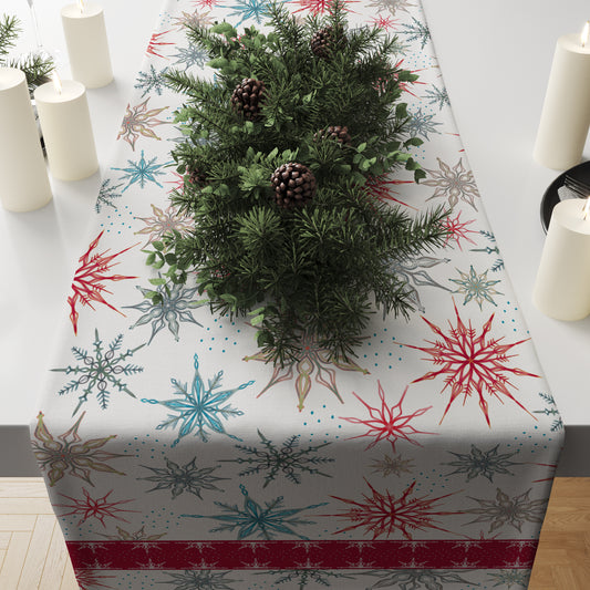 Rainbow Frost Table Runner