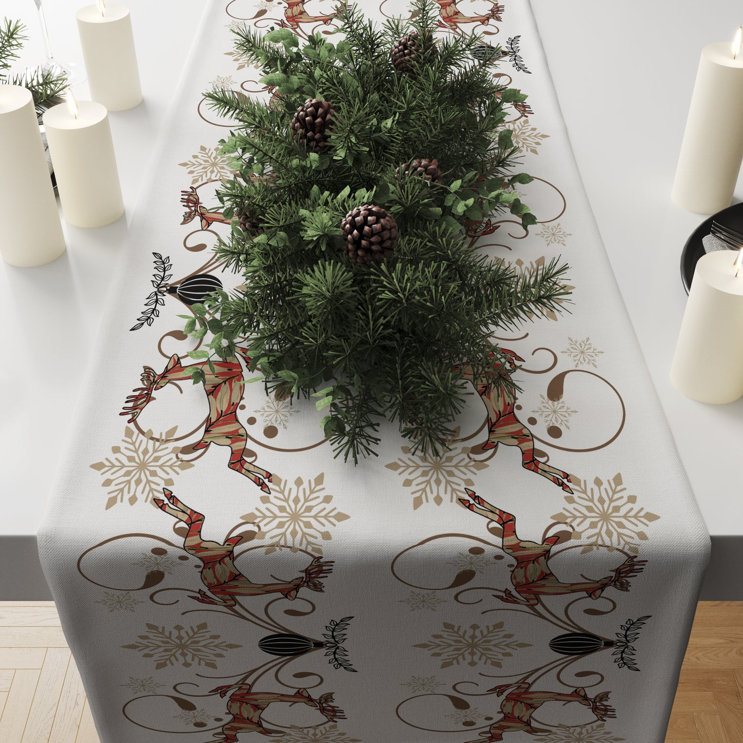 Reindeer Frolic Table Runner