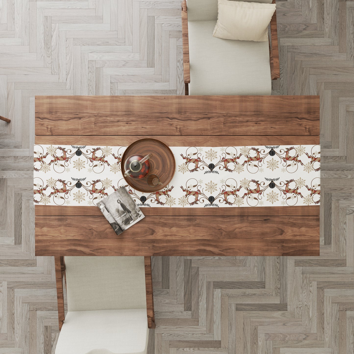 Reindeer Frolic Table Runner