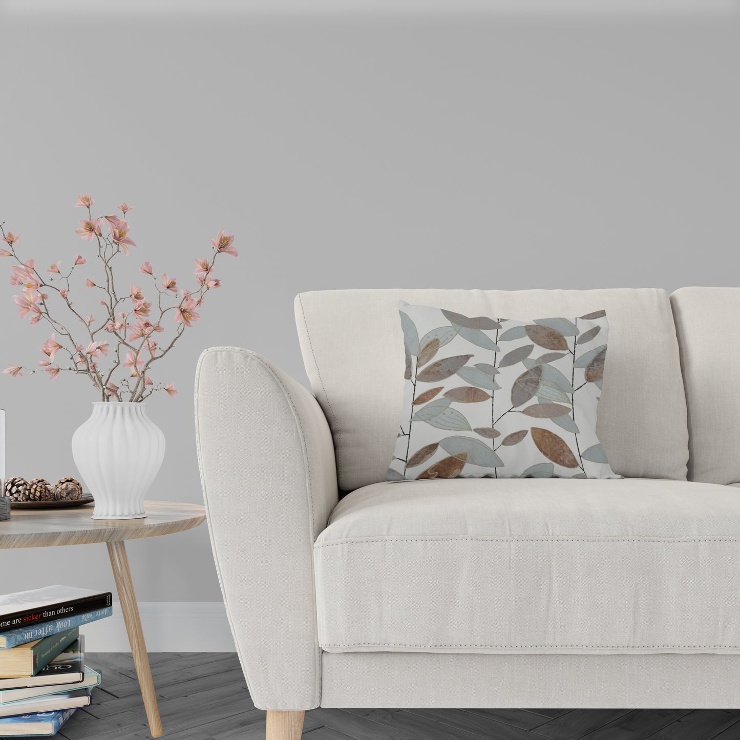 Woodland Blue Pillow Cover